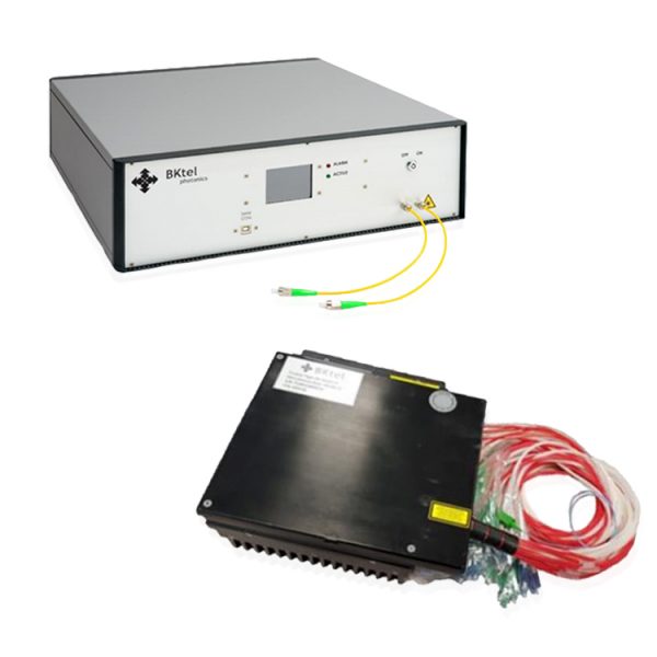 various configurations of compact, lightweight optical fiber amplifiers
