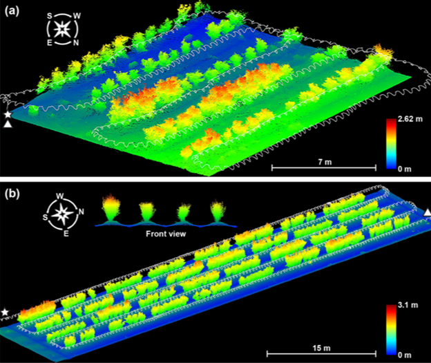 LIDAR 3D Scanning Point Cloud Data Acquisition Agriculture