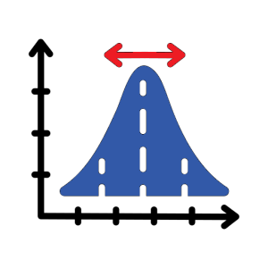 simple line graphic with an x/y graph and a wave or pulse, illustrating various pulse options